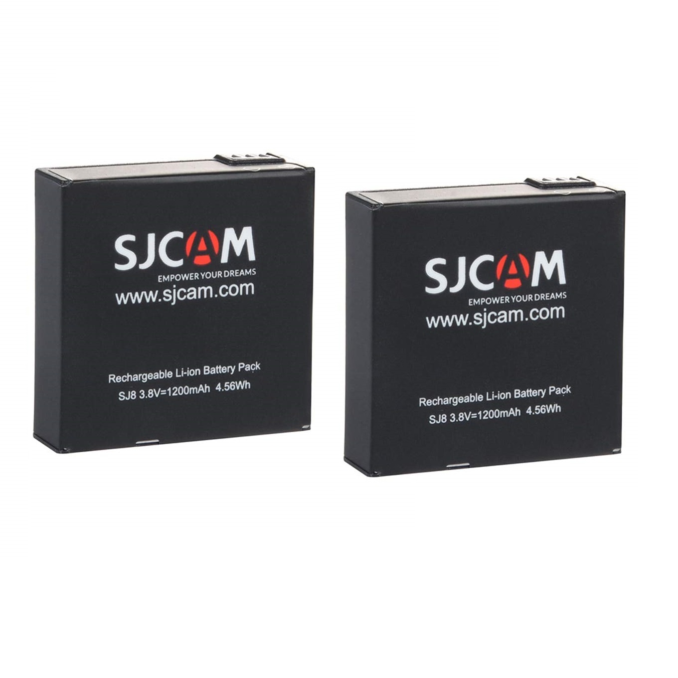 BATERÍA DE LITIO 2 X 1200MAH PARA CÁMARA DE ACCION SJCAM SJ8 - 1