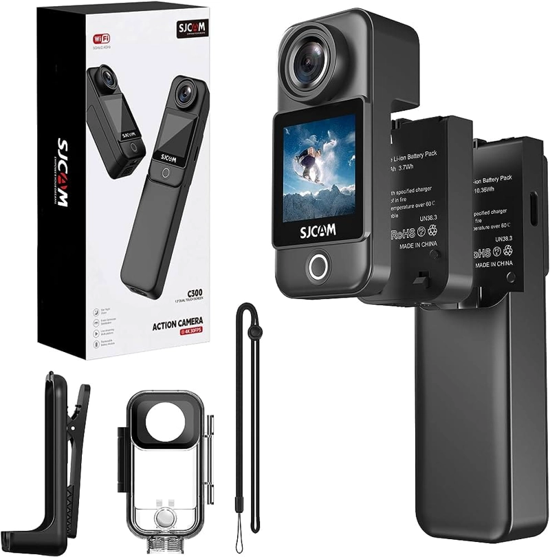 CÁMARA DE ACCION SJCAM C300 4K GYRO WIFI IP68 30MTS - 5