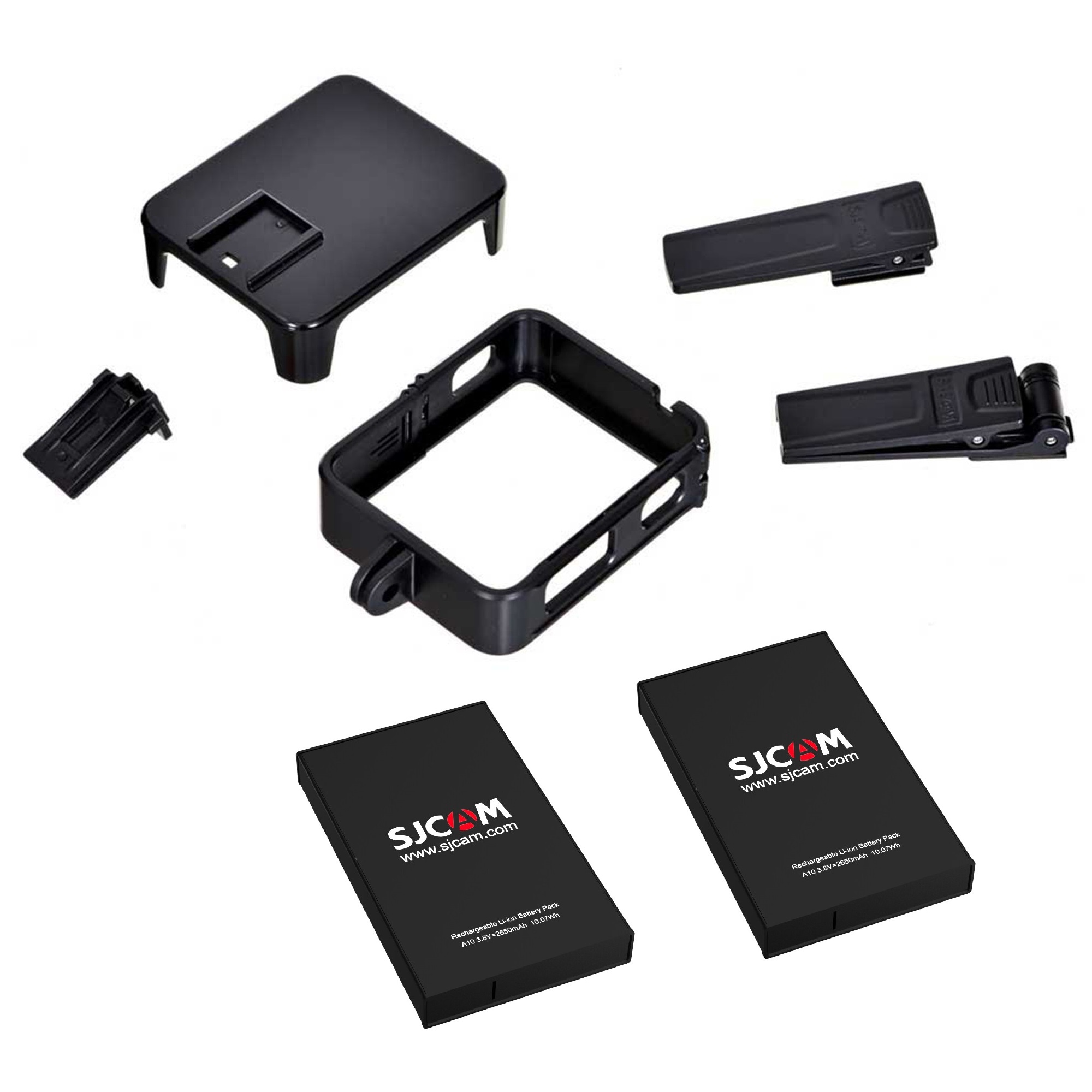 CÁMARA CORPORAL SJCAM A20 2650 GYRO MAH VISIÓN NOCTURNA LED + 2 BATERIAS - 9