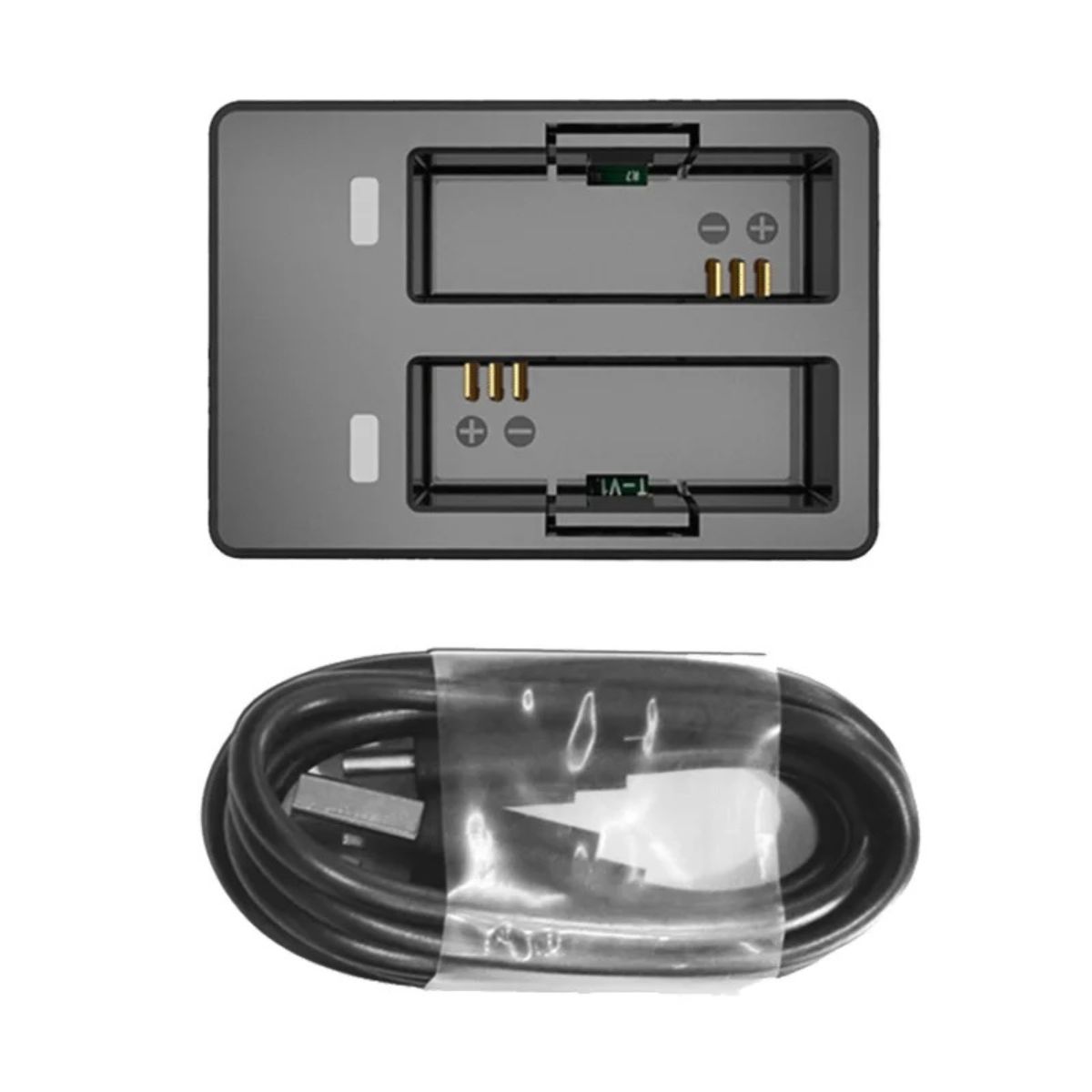 PACK CARGADOR DE BATERÍAS DUAL Y 2 BATERÍAS PARA CÁMARAS SJCAM A10 Y A20 - 3