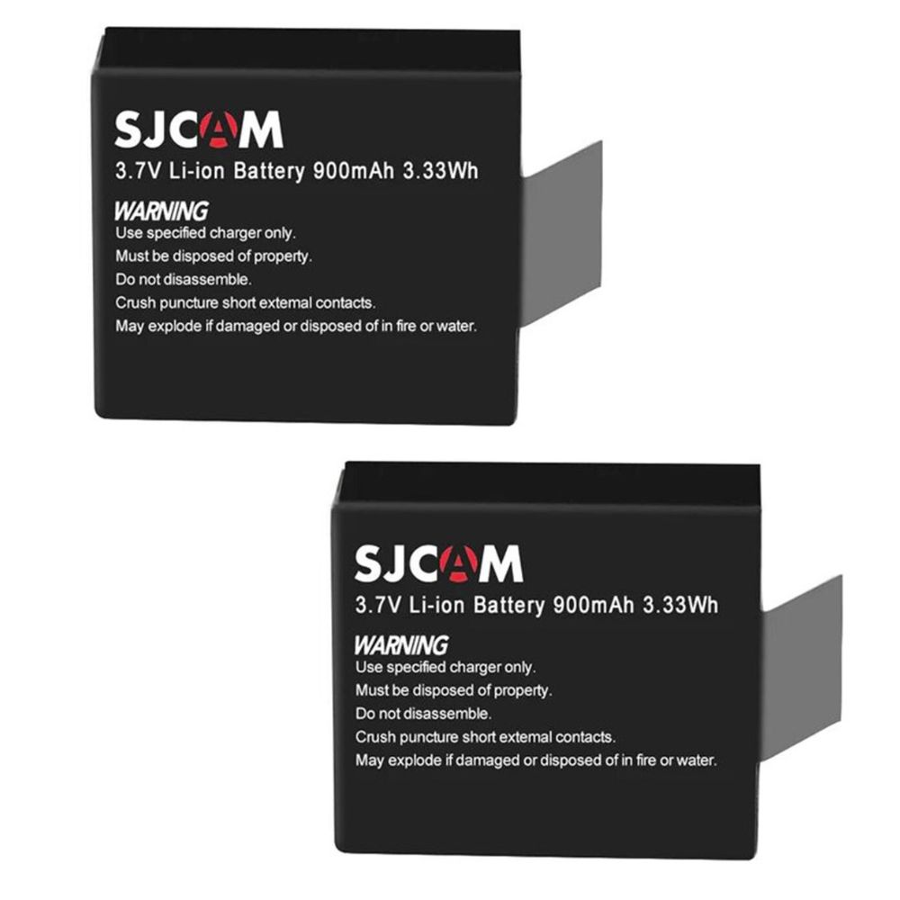 CARGADOR DE BATERÍAS DUAL PARA CÁMARAS DE ACCIÓN + 2 BATERIAS SJCAM 900MAH - 5