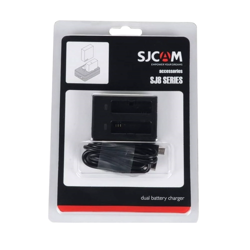 CARGADOR DE BATERÍAS DUAL PARA CÁMARAS DE ACCIÓNS SJCAM SJ8 - 6
