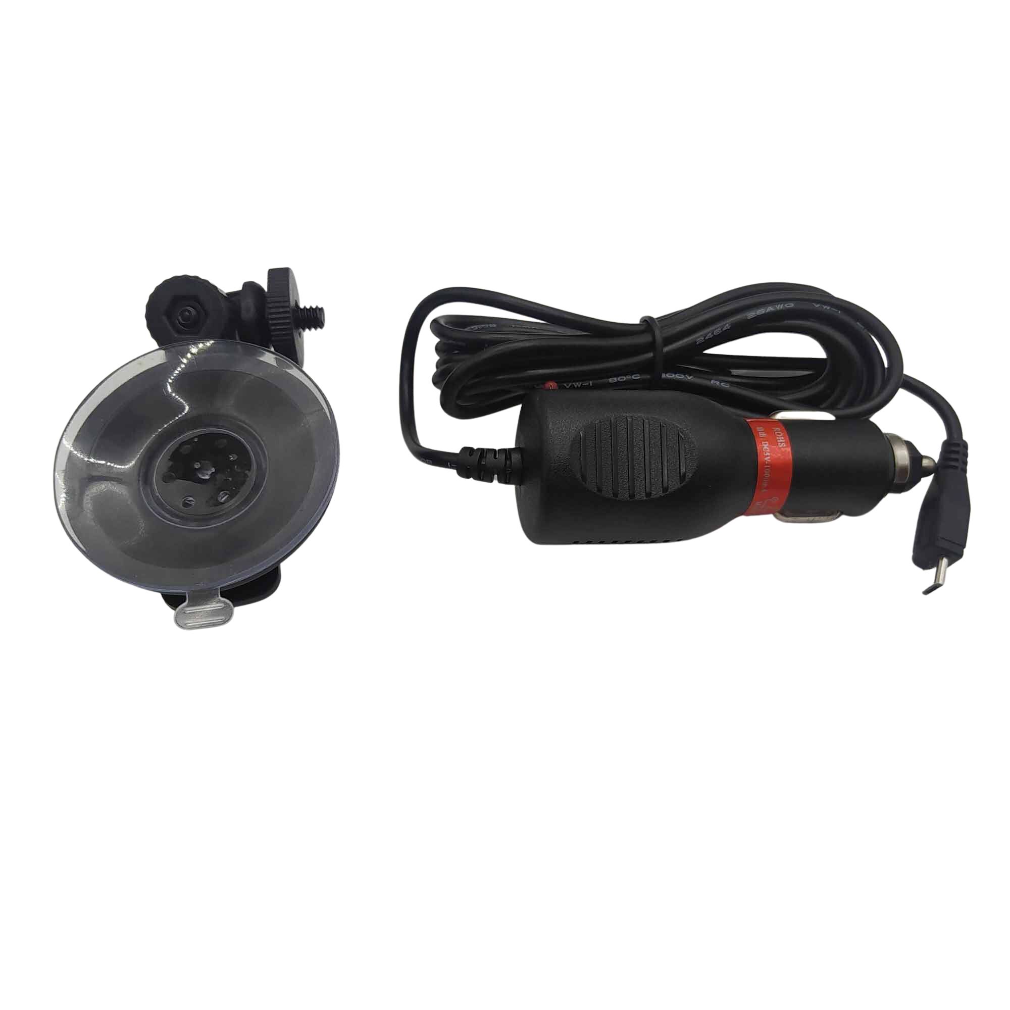 SOPORTE VENTOSA Y CARGADOR AUTO SJCAM PARA CAMARAS DEPORTIVAS MICRO USB - 2