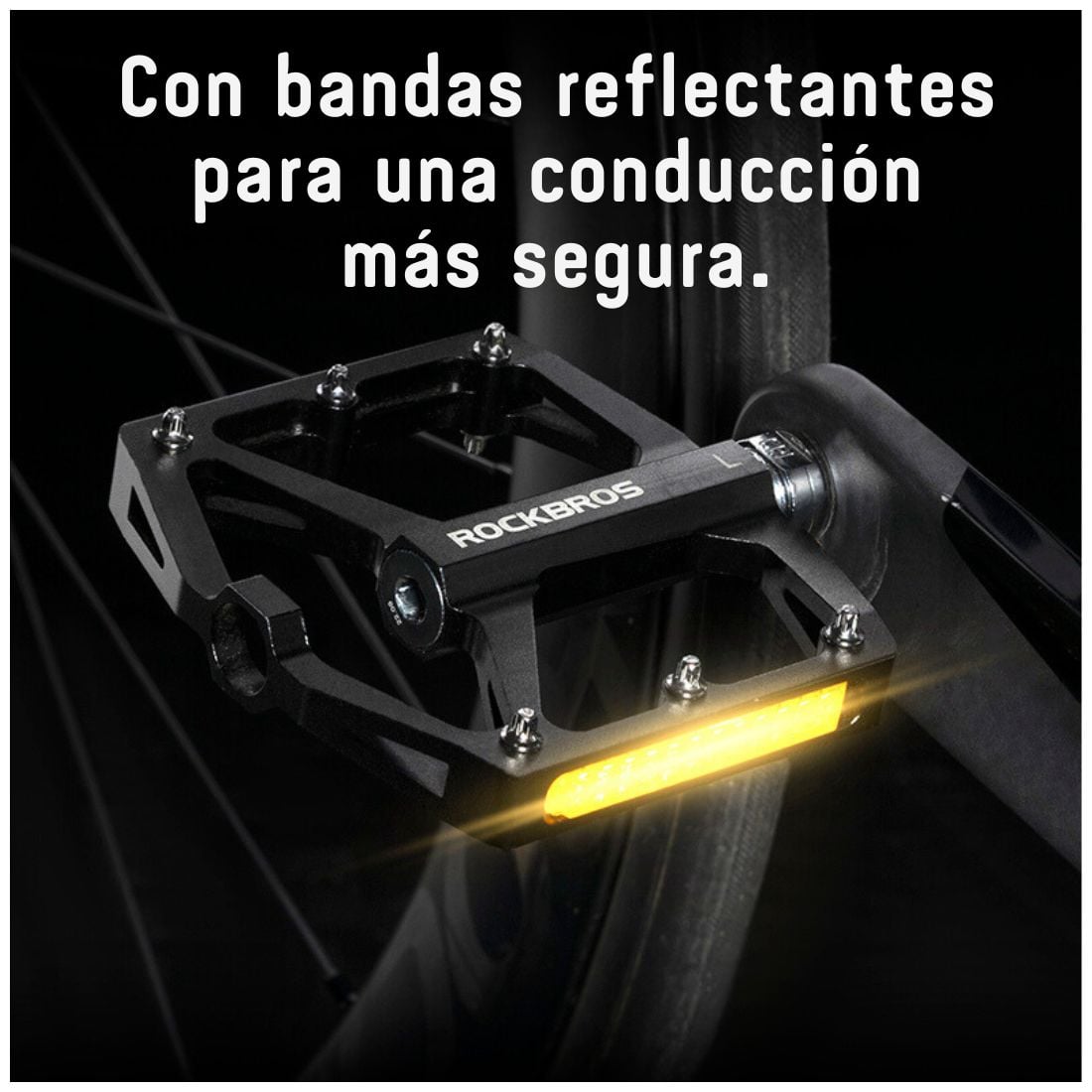 PEDALES DE BICICLETA ROCKBROS K371 ALUMINIO - 6