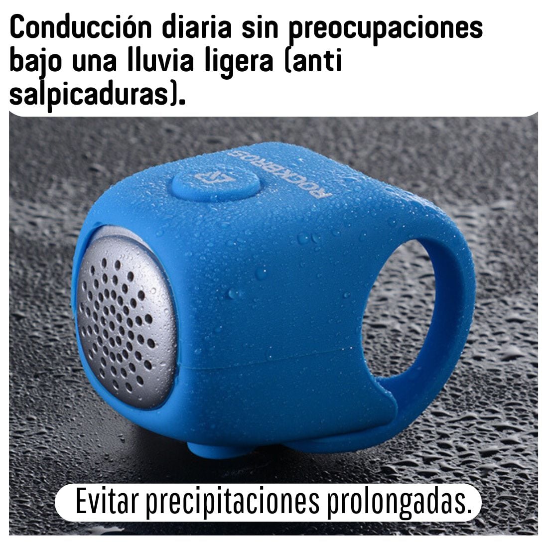 TIMBRE BOCINA ELECTRÓNICA PARA BICICLETA ROCKBROS CB170 - 5