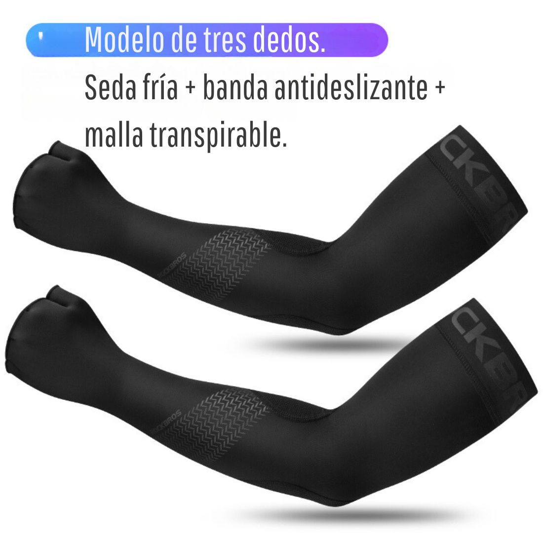 MANGAS CICLISMO UNISEX ROCKBROS XT057-1 PROTECCIÓN SOLAR UV - 3