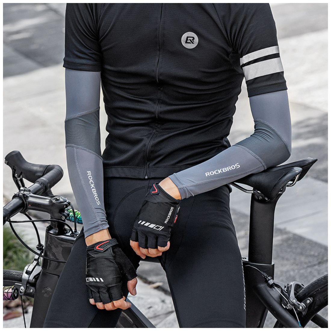MANGAS CICLISMO UNISEX ROCKBROS XT059 PROTECCIÓN SOLAR UV - 6