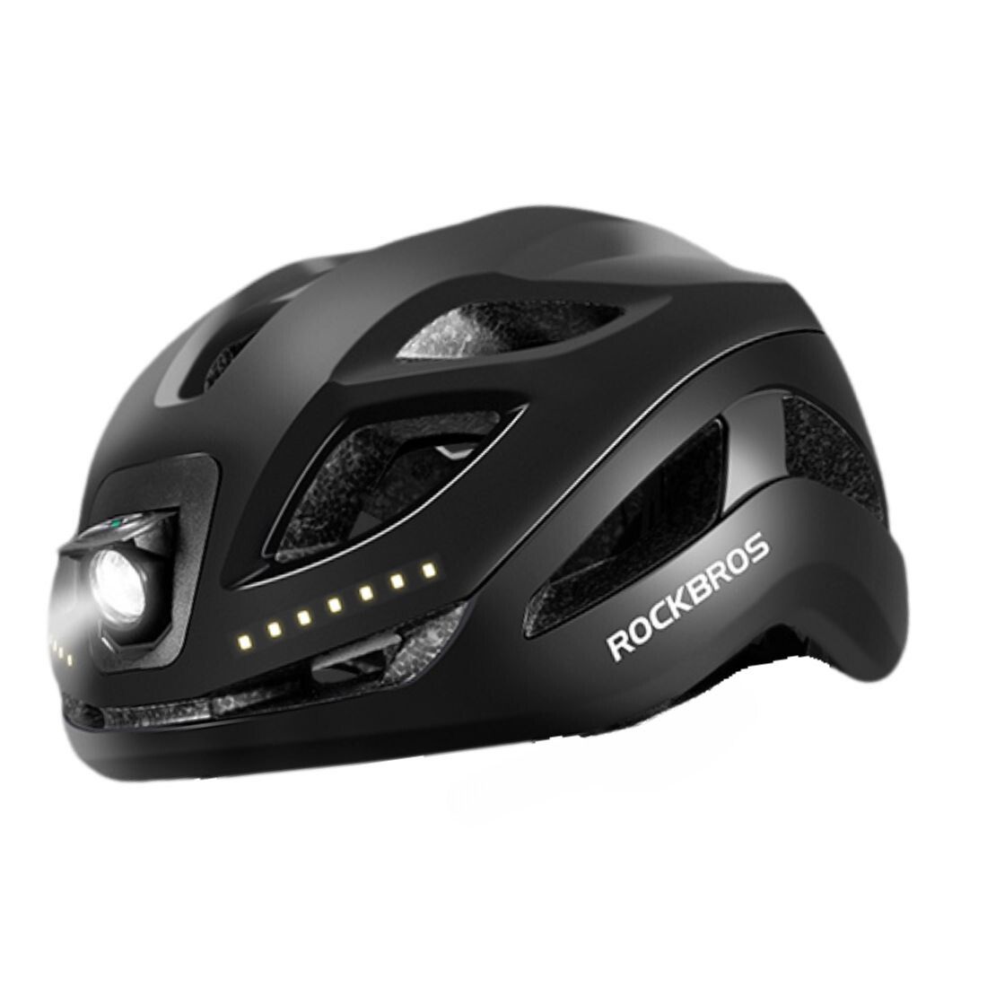 CASCO DE CICLISMO ROCKBROS ZK-077 CON LUCES RECARGABLE - 1