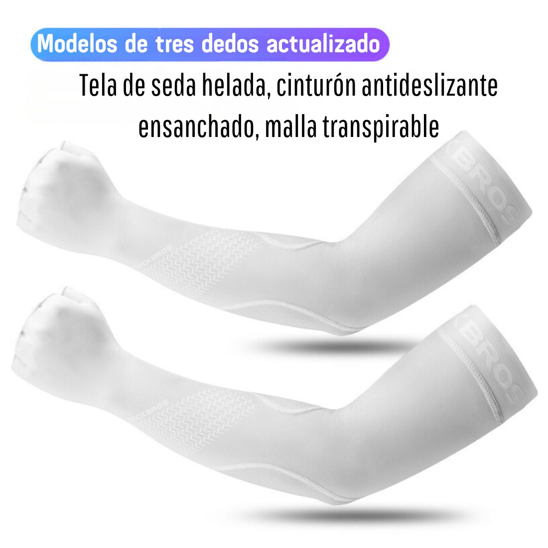 MANGAS CICLISMO UNISEX ROCKBROS XT057-1 PROTECCIÓN SOLAR UV - 3