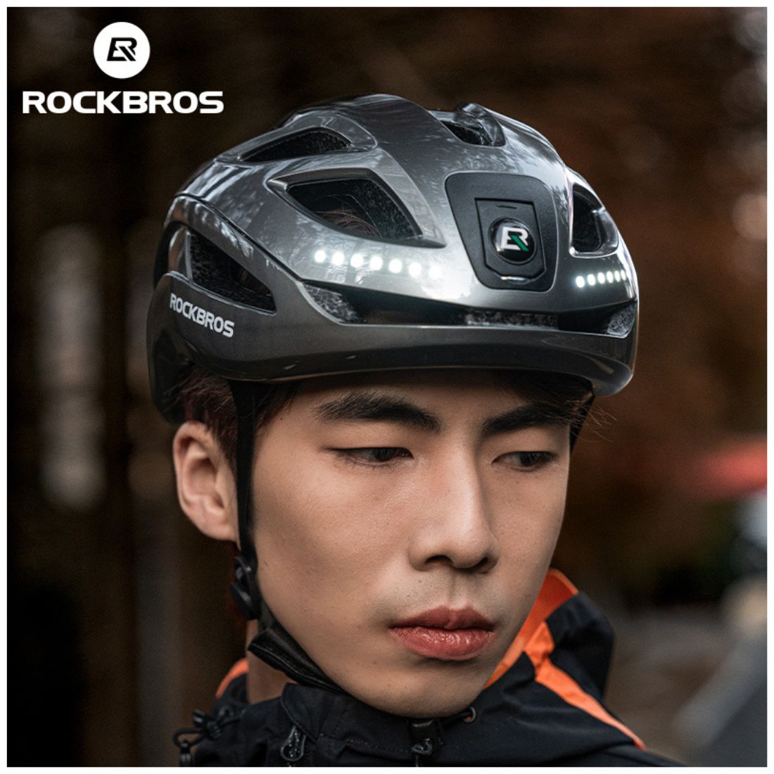 CASCO DE CICLISMO ROCKBROS ZK-077 CON LUCES RECARGABLE - 5