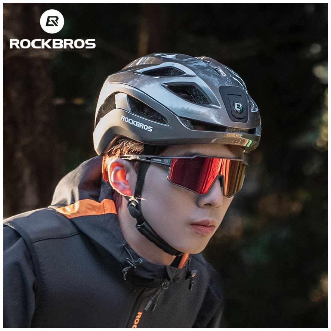CASCO DE CICLISMO ROCKBROS ZK-077 CON LUCES RECARGABLE - 6