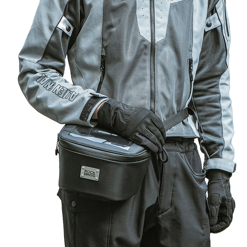 BOLSO DE MOTO ROCKBROS B113 TPU MANUBRIO SCOOTER - 7