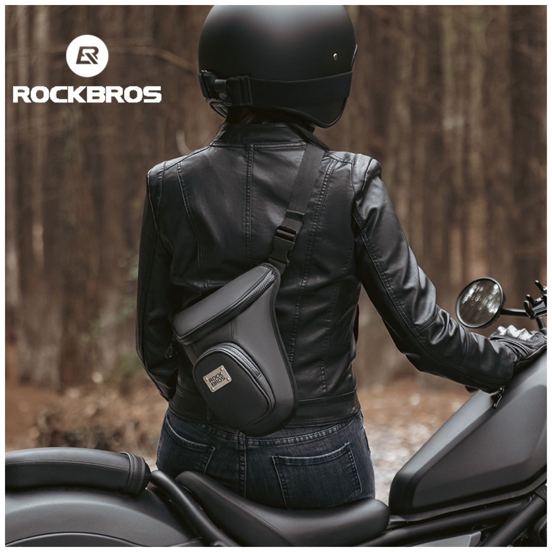 BOLSO DE PIERNA ROCKBROS MTB001 TPU PARA MOTOCICLISMO - 6