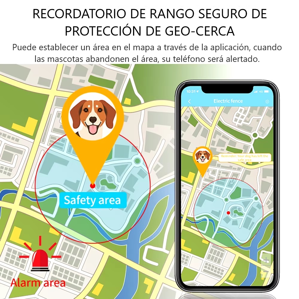 RASTREADOR GPS PARA MASCOTAS TKSTAR TK919 4G GPS TRACKER - 6