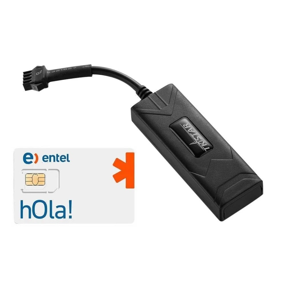 LOCALIZADOR GPS PARA VEHÍCULO CON RELÉ CORTA CORRIENTE TKSTAR TK806 4G CONFIGURADO CON SIM - 1
