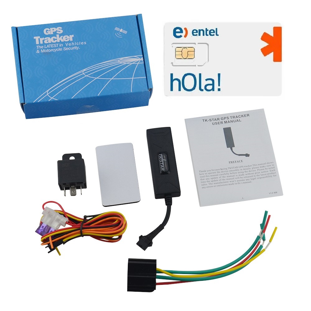 LOCALIZADOR GPS PARA VEHÍCULO CON RELÉ CORTA CORRIENTE TKSTAR TK806 4G CONFIGURADO CON SIM - 7
