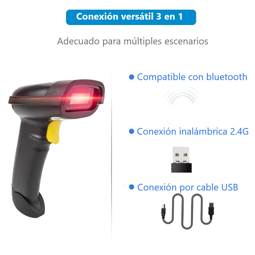 NETUM NT-1228BL ESCANER DE CÓDIGOS 2D BLUETOOTH INALÁMBRICO - 6
