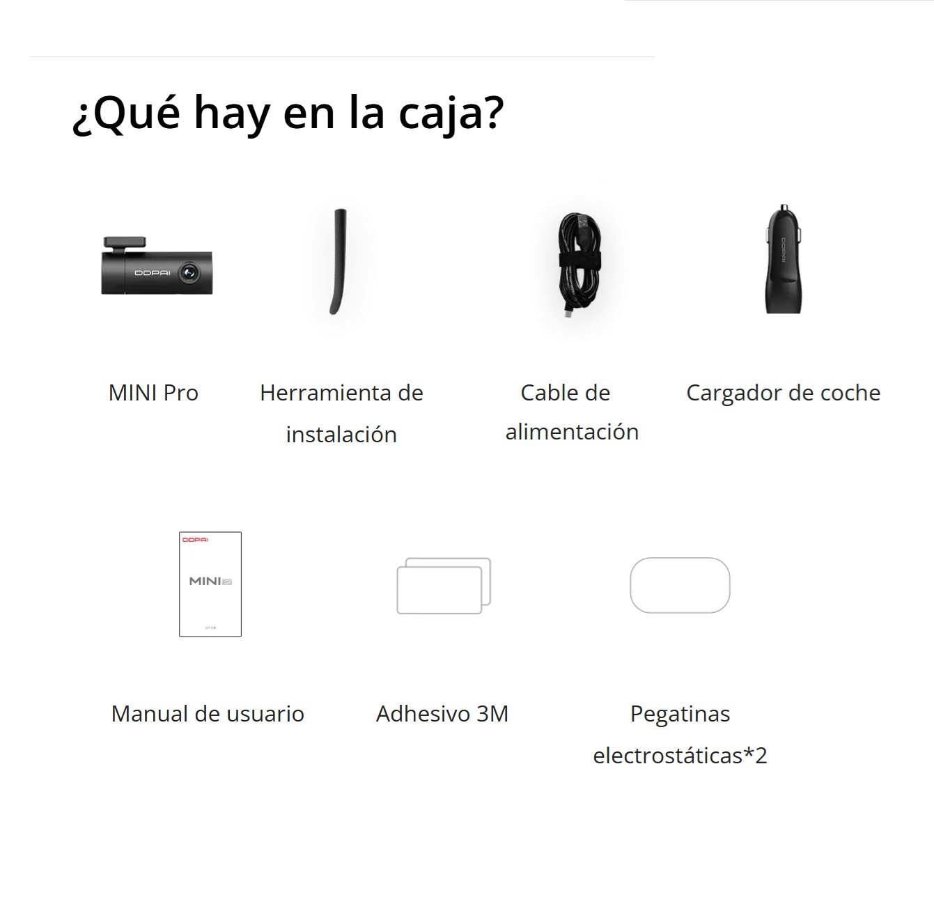 CÁMARA CASTLETEC VEHÍCULO UHD 1296P DDPAI MINI PRO DASH CAM - 8