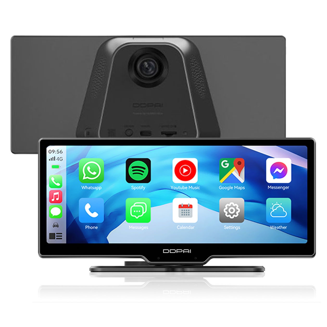 PANTALLA CASTLETEC REPRODUCTOR MULTIMEDIA CÁMARA VEHÍCULO DDPAI M5S - 2