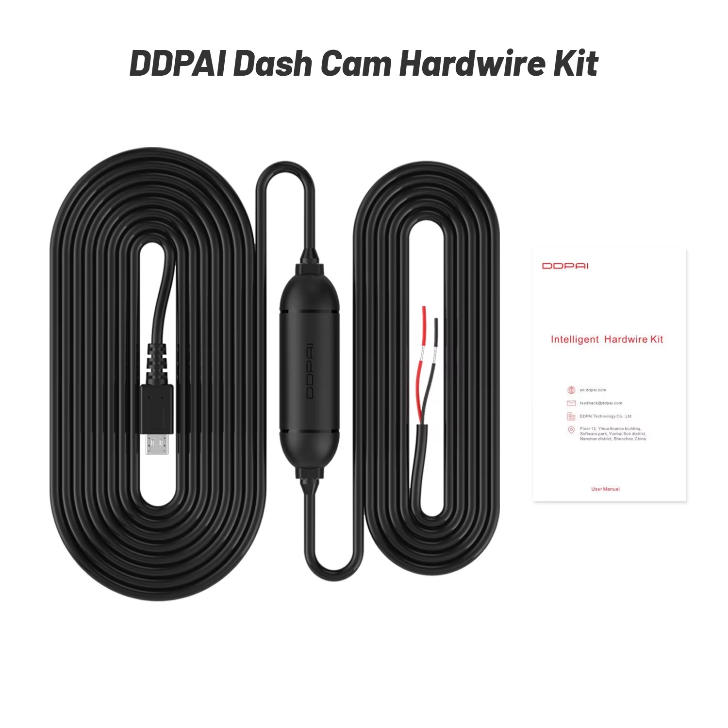 CÁMARA CASTLETEC VEHÍCULO UHD 1296P DDPAI MINI PRO DASH CAM + CABLEADO - 5