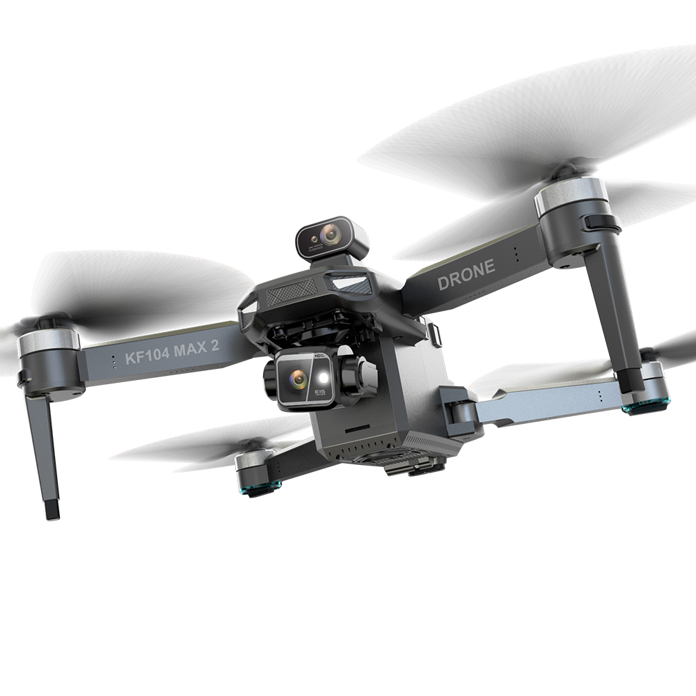 DRONE CASTLETEC KF104 MAX2 EVASIÓN OBSTÁCULOS GIMBAL GPS WIFI 5G 4K 6KM 3900MAH - 9