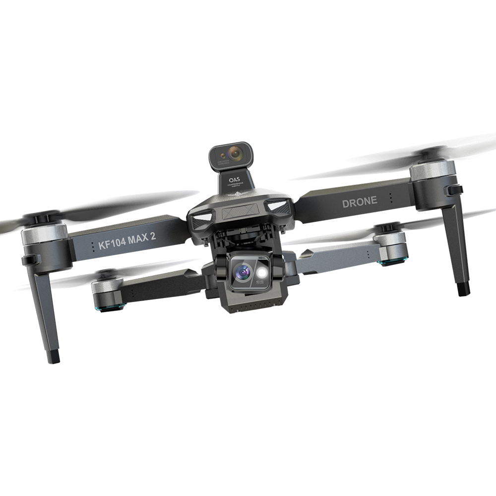 DRONE CASTLETEC KF104 MAX2 CON PANTALLA EVASIÓN OBSTÁCULOS GIMBAL GPS WIFI 5G 4K 6KM 3900MAH - 3