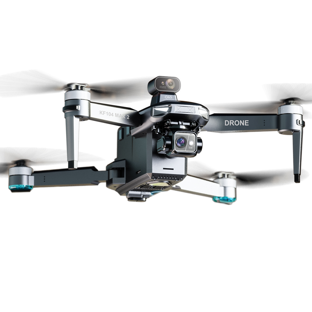DRONE CASTLETEC KF104 MAX2 CON PANTALLA EVASIÓN OBSTÁCULOS GIMBAL GPS WIFI 5G 4K 6KM 3900MAH - 6
