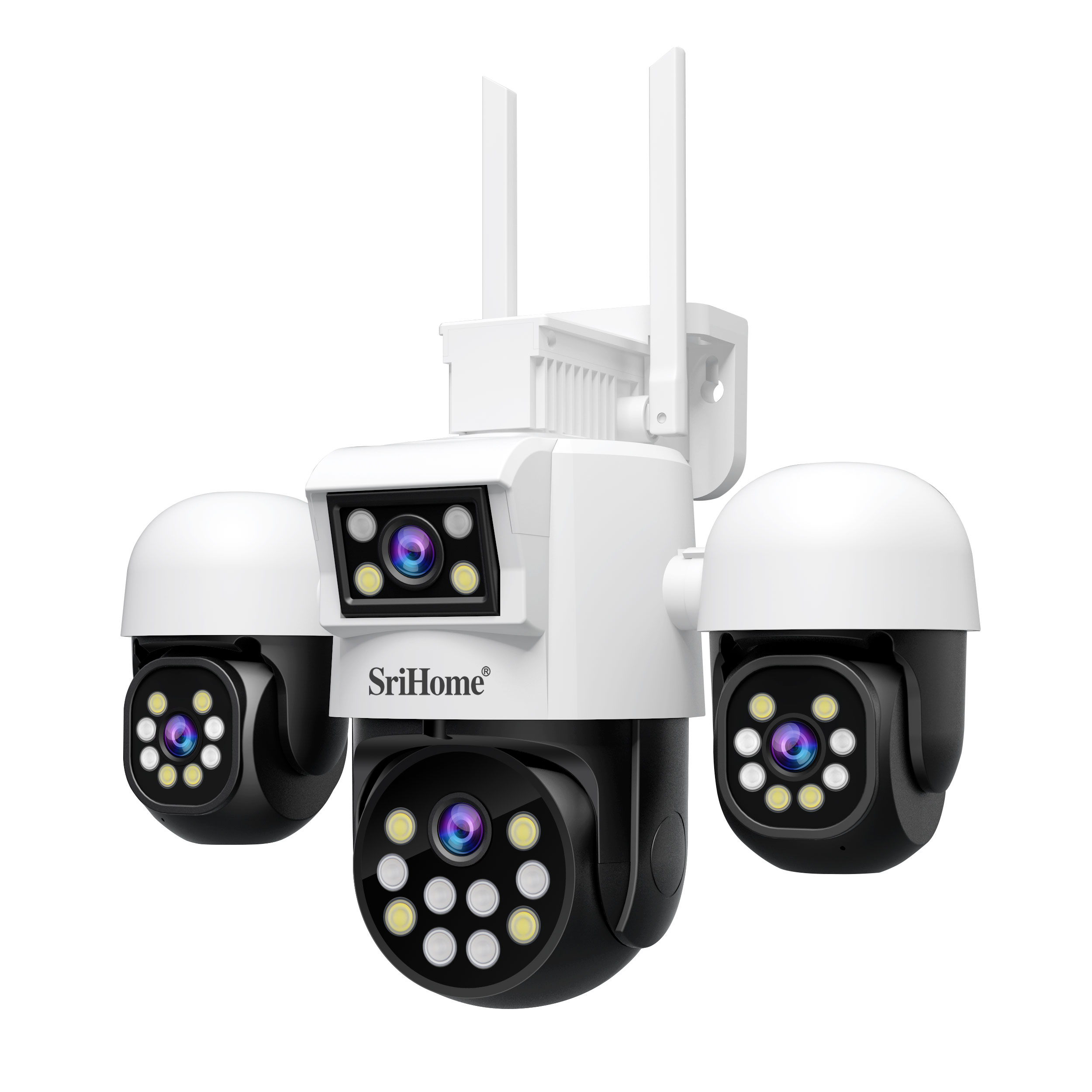 CAMARA IP PTZ 4 EN 1 4X2MP 1080P H.265 WIFI SRIHOME SH069 - 1