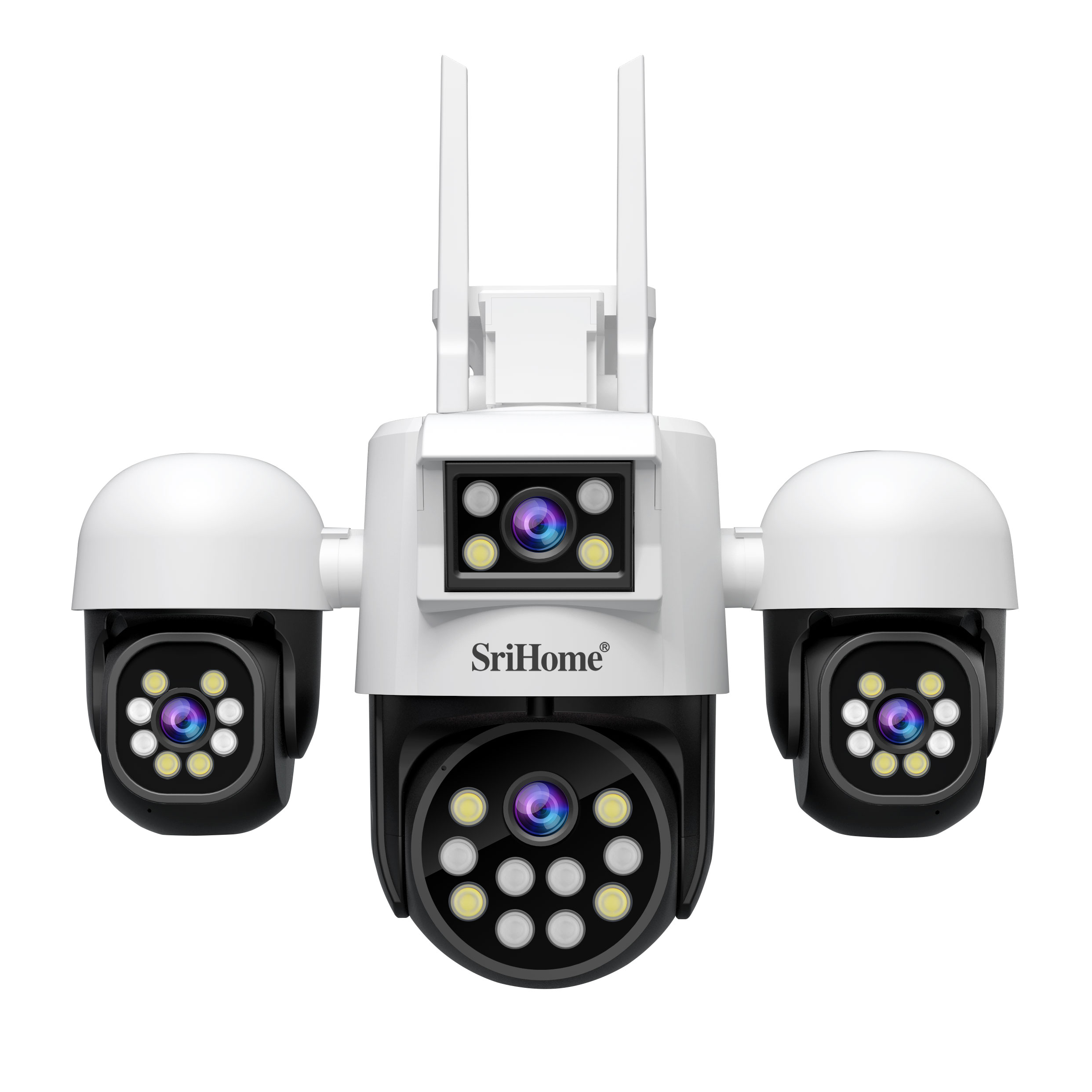CAMARA IP PTZ 4 EN 1 4X2MP 1080P H.265 WIFI SRIHOME SH069 - 2