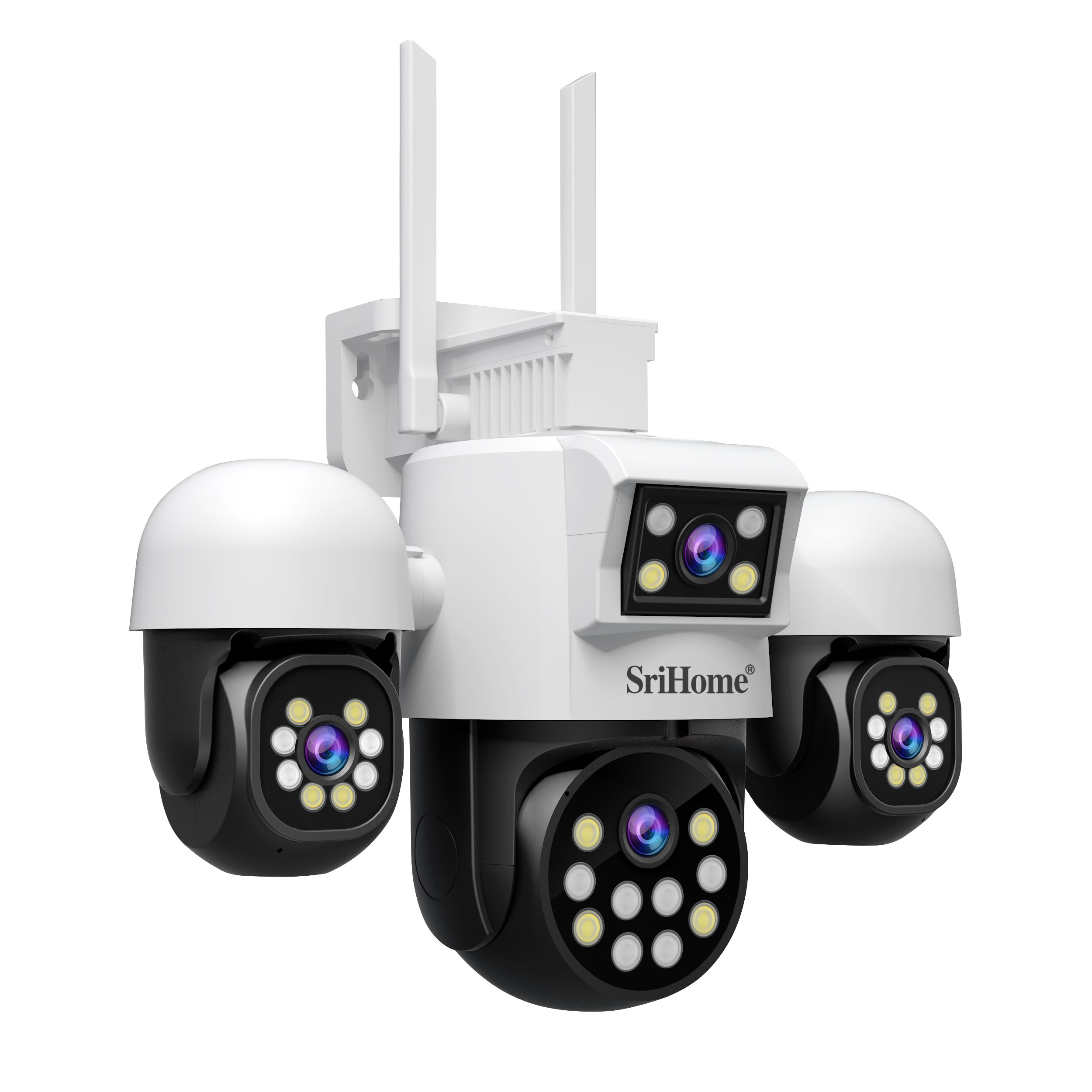 CAMARA IP PTZ 4 EN 1 4X2MP 1080P H.265 WIFI SRIHOME SH069 - 4