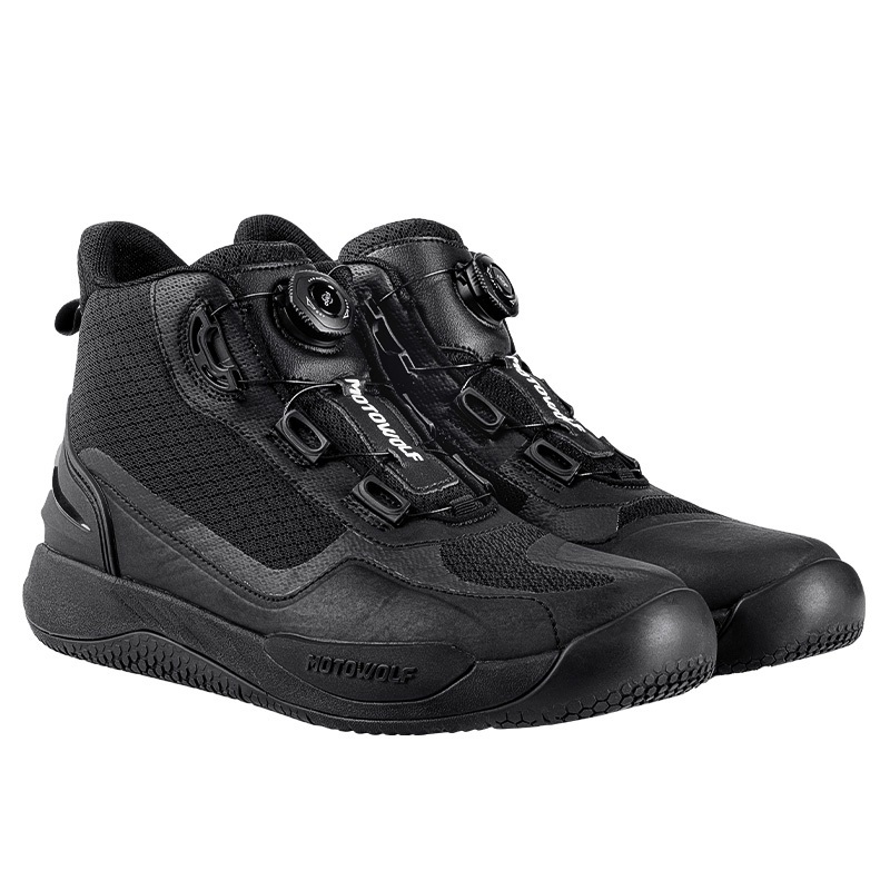 BOTAS DE MOTO MOTOWOLF MDL0203 ANTIDESLIZANTES EN COLOR NEGRO - 9