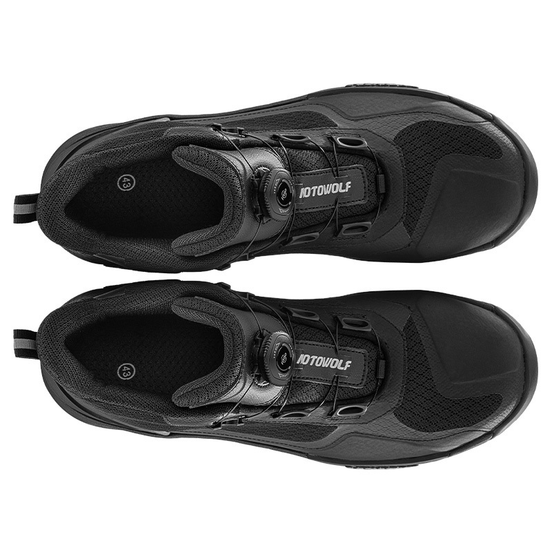 BOTAS DE MOTO MOTOWOLF MDL0203 ANTIDESLIZANTES EN COLOR NEGRO - 10