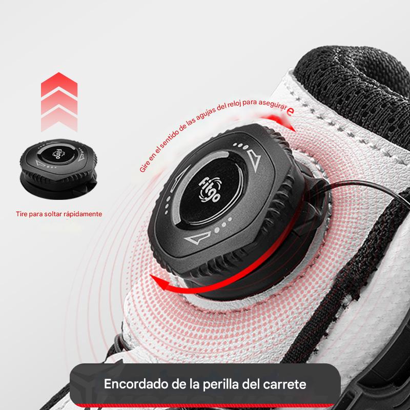 BOTAS DE MOTO MOTOWOLF MDL0203 ANTIDESLIZANTES EN COLOR ROJO - 2