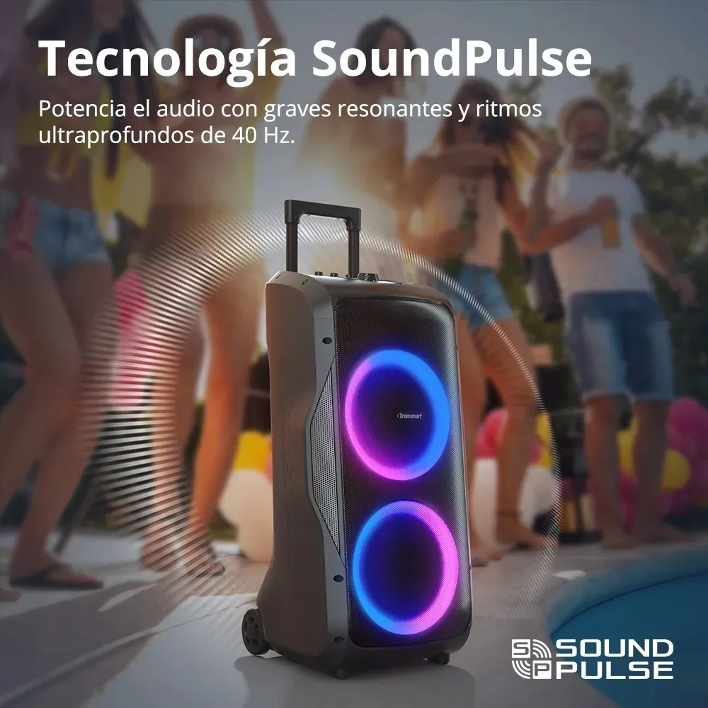 PARLANTE DE FIESTA 240 W BLUETOOTH 5.3  IPX4 20 H RGB TRONSMART HALO 300 - 10