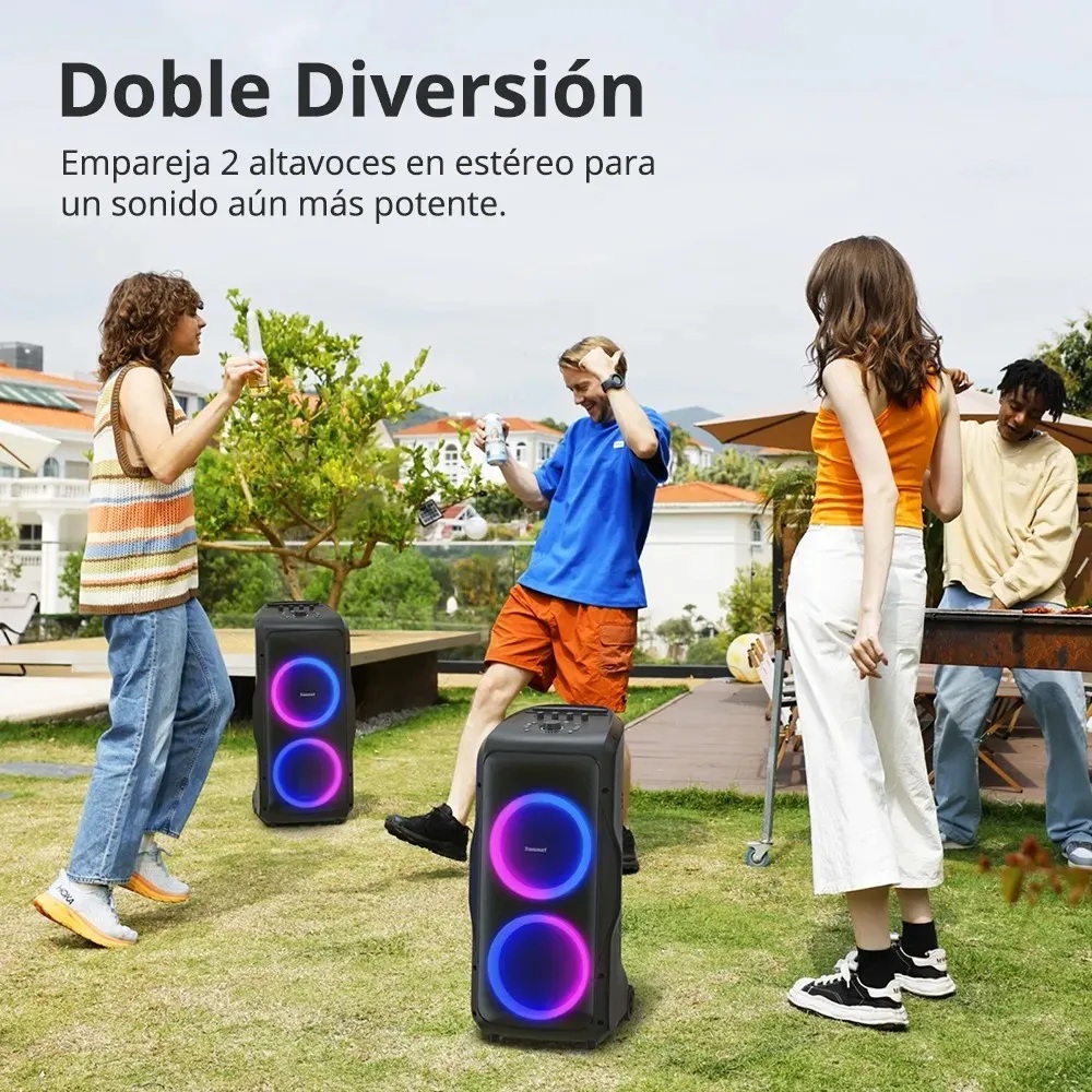 PARLANTE DE FIESTA 240 W BLUETOOTH 5.3  IPX4 20 H RGB TRONSMART HALO 300 - 11