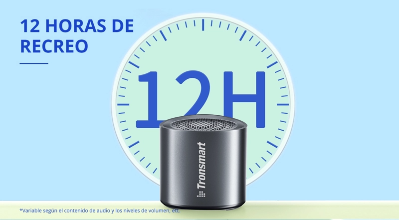 SET 2 PARLANTES BLUETOOTH PORTÁTIL RECARGABLE METÁLICO 5 W IPX7 TRONSMART NIMO - 4