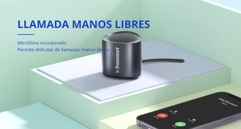 SET 2 PARLANTES BLUETOOTH PORTÁTIL RECARGABLE METÁLICO 5 W IPX7 TRONSMART NIMO - 5