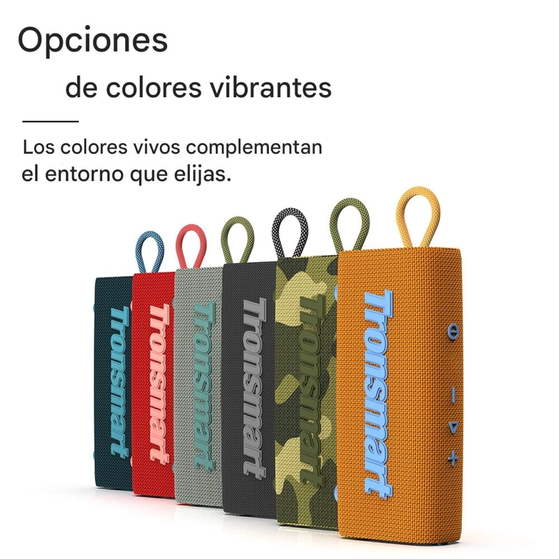 PARLANTE BLUETOOTH DE EXTERIOR IPX7 TRONSMART TRIP 10W SOUNDPULSE CAMUFLAGE - 14