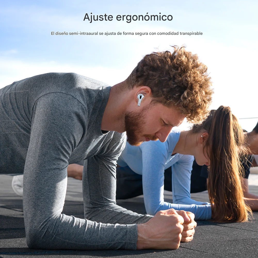 AUDIFONOS SEMI IN EAR, BLUETOOTH 5.3, IPX5, 20 H, SOUNARC Q3 COLOR AZUL - 4
