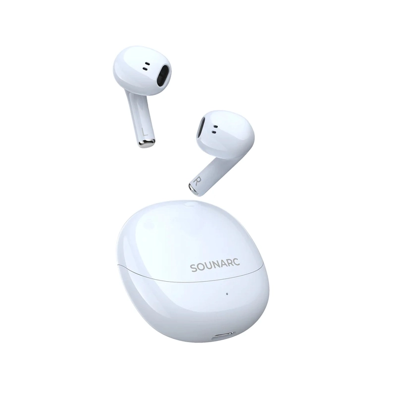 AUDIFONOS SEMI IN EAR, BLUETOOTH 5.3, IPX5, 20 H, SOUNARC Q3 COLOR AZUL - 2