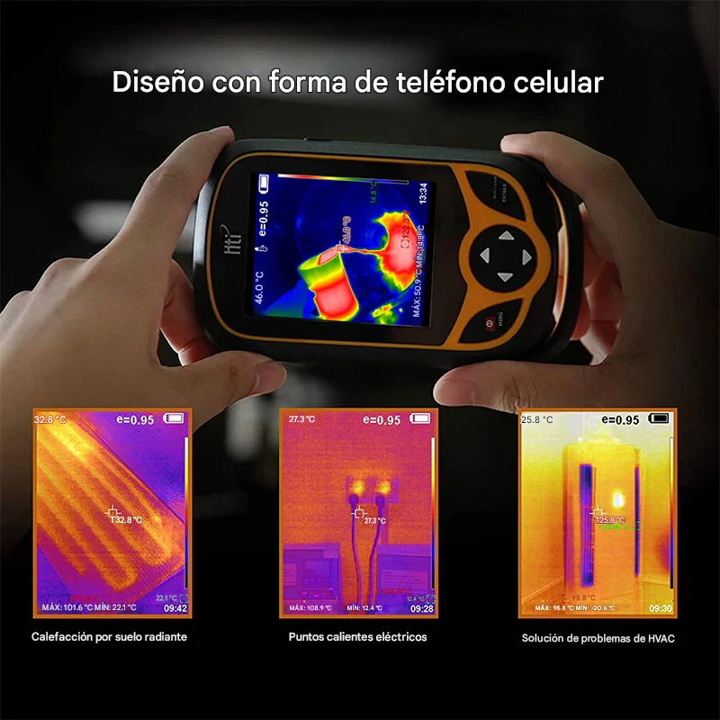 CAMARA TERMOGRAFICA HTI HT-A2+ 256X192 RECARGABLE PRO - 4