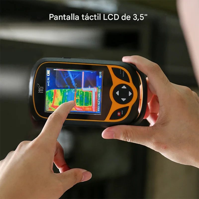CAMARA TERMOGRAFICA HTI HT-A2+ 256X192 RECARGABLE PRO - 7