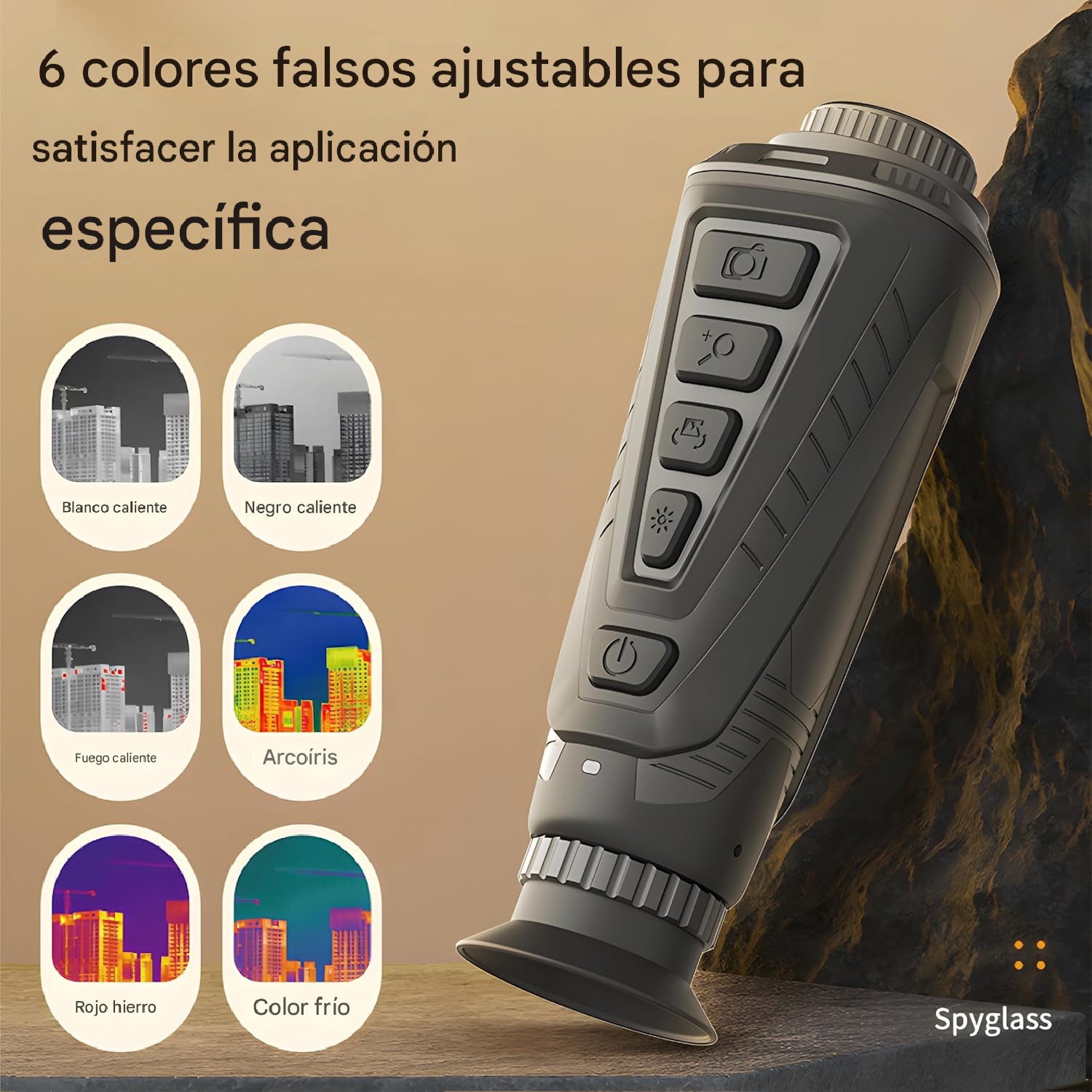 VISOR TE RMICO PROFESIONAL HTI HT-A16 35MM MONOCULAR + MONITOR LCD - 13