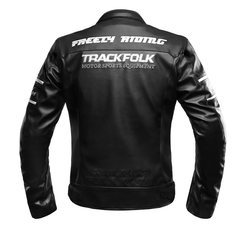 CHAQUETA MOTO MOTOWOLF JM1 CUERO PU CON PROTECCION CE - 7