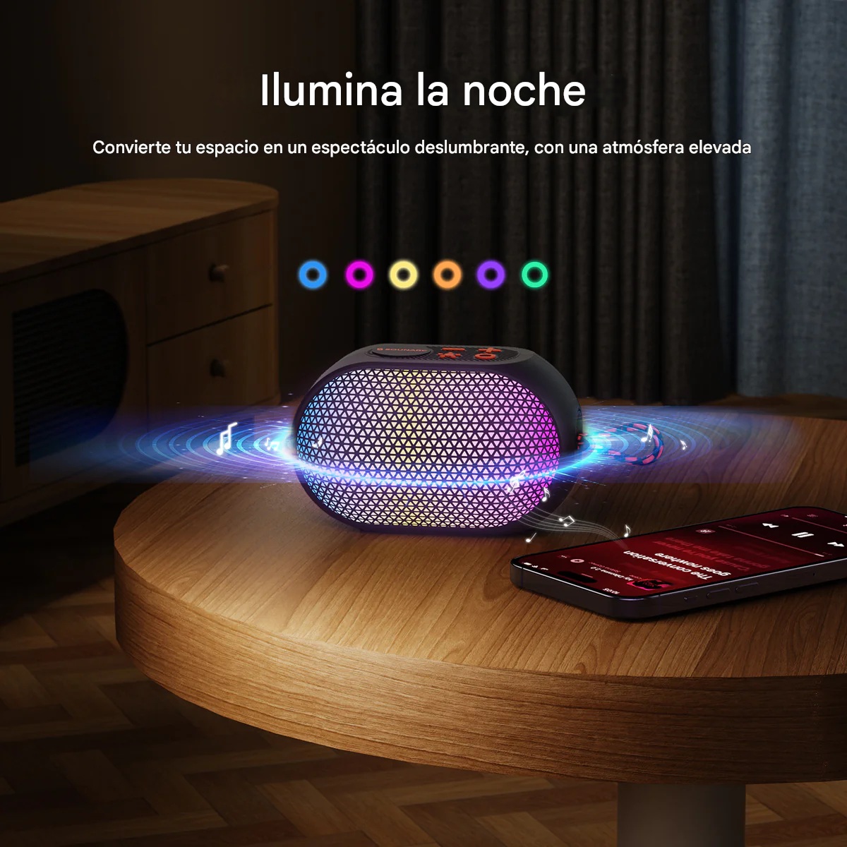 PARLANTE SOUNARC XR3 MINI BLUETOOTH 5W IPX5 10H EXTERIOR PORTATIL - 8