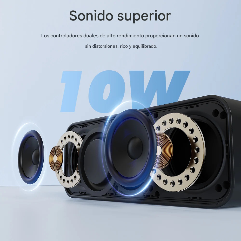 PARLANTE SOUNARC P2 BLUETOOTH 5.3 10W IPX5 15H OUTDOOR PORTATIL - 5