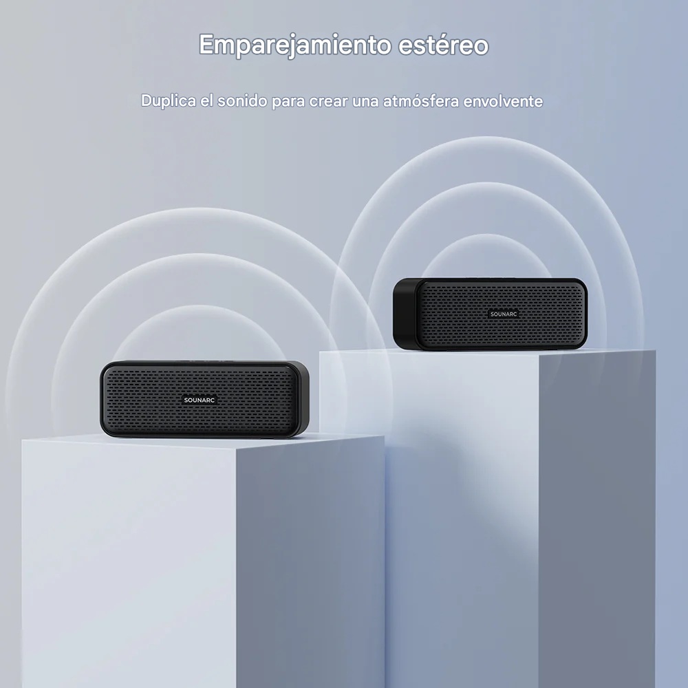 PARLANTE SOUNARC P2 BLUETOOTH 5.3 10W IPX5 15H OUTDOOR PORTATIL - 6