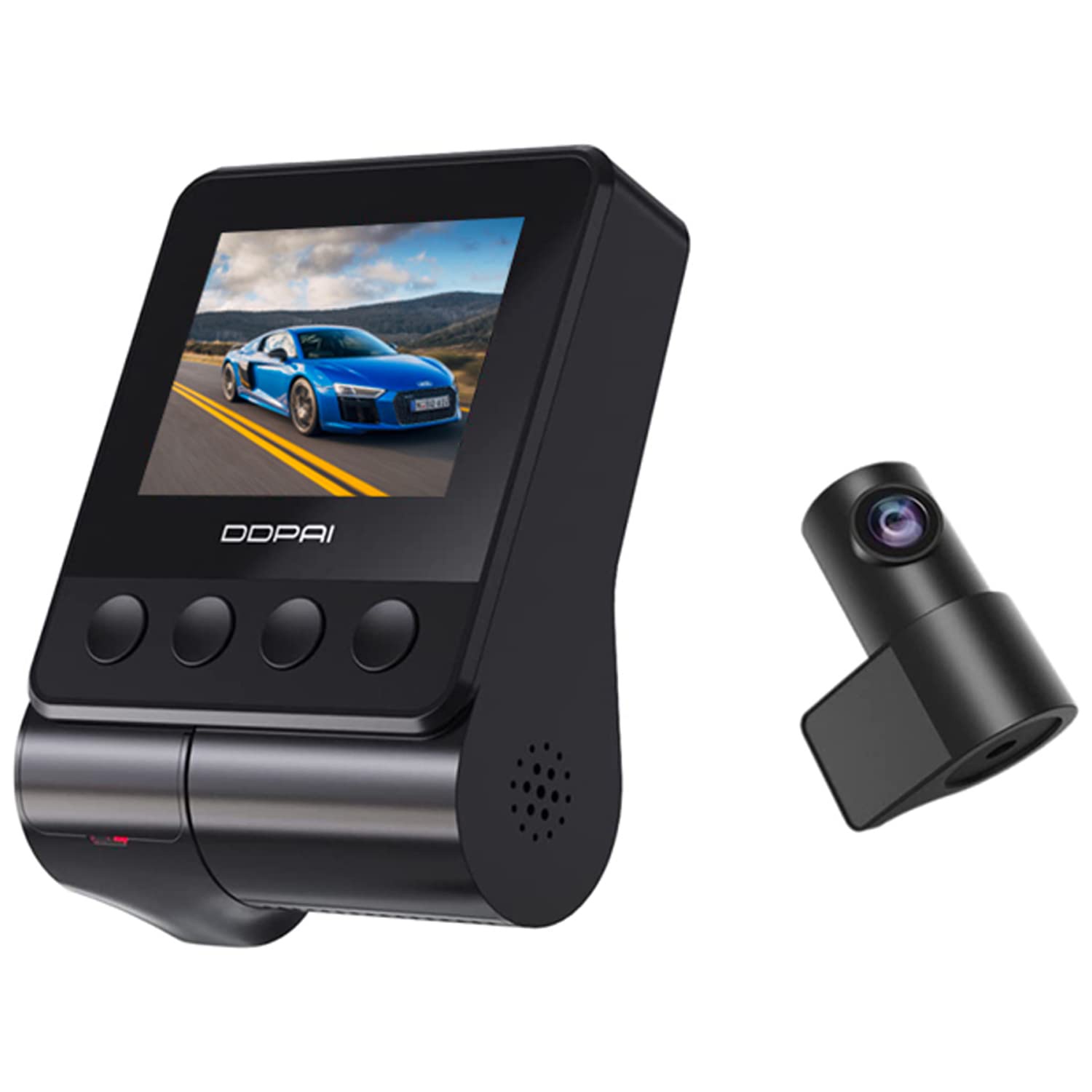 PACK DDPAI Z40 CAMARA DE VEHICULO DUAL 2.7K 5MP GPS ADAS KIT DE CABLEADO OBD DDPAI DC001 - 2