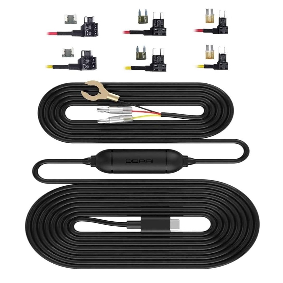 DDPAI A_HC12 KIT DE CABLEADO ENERGIA TIPO C PARA CAMARAS DDPAI