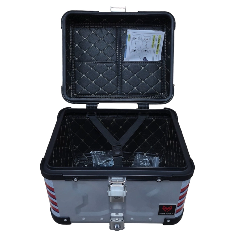 BAUL TOP CASE PARA MOTOCICLETA 45L RIDEWOLF 0710-45 - 4